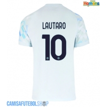 Camisa de time de futebol Inter Milan Lautaro Martinez #10 Replicas 2º Equipamento 2025-26 Manga Curta